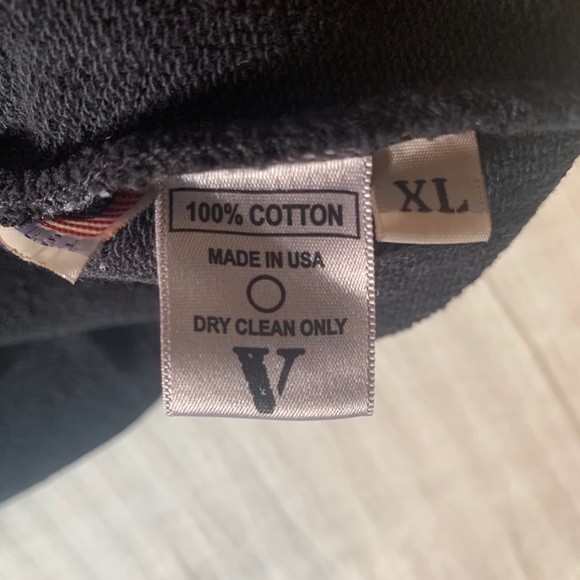 Vlone x palm angel hoodie red